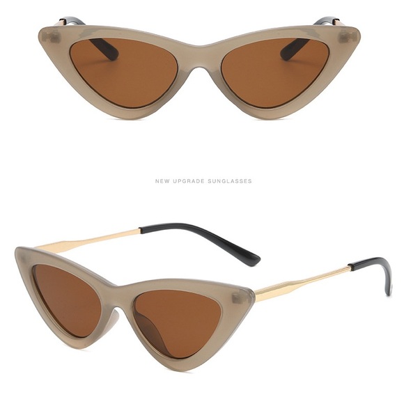 Retro Triangle Cat Eye Sunglasses Summer 2024 Trendy style eyewear for women - Picture 9 of 9